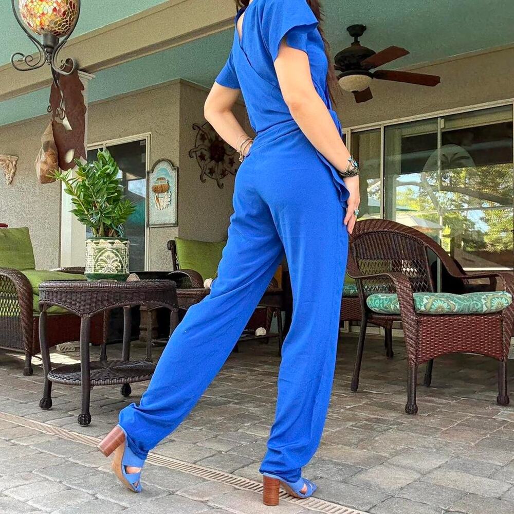 Vintage One Shoulder Jumpsuit